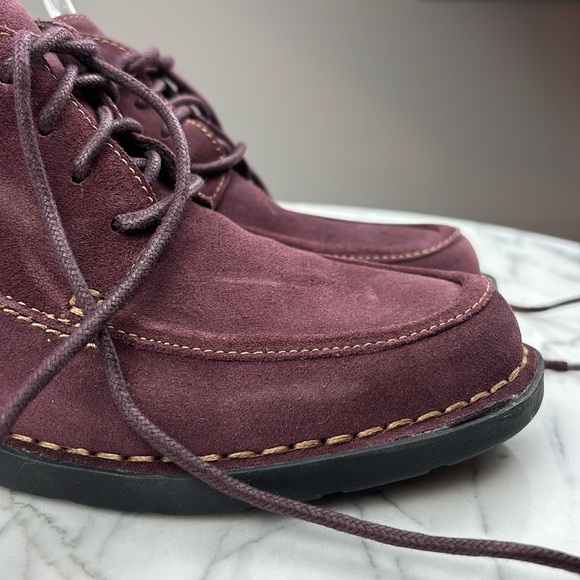 Clarks WOMEN'S SHOES size 8 lace up leather suede - Picture 5 of 8